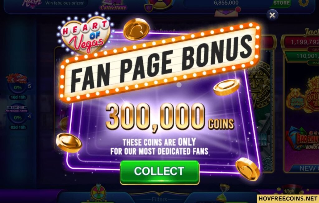 Heart Of Vegas Free Coins Links