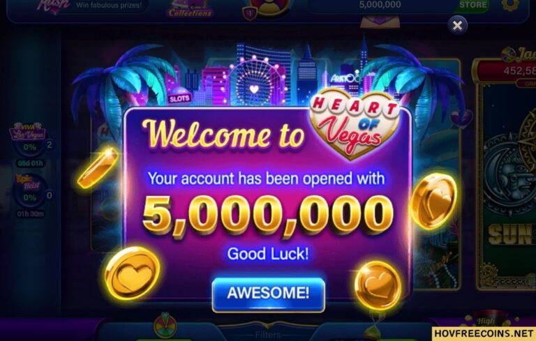Heart Of Vegas Free Coins - August 2025 [Working]